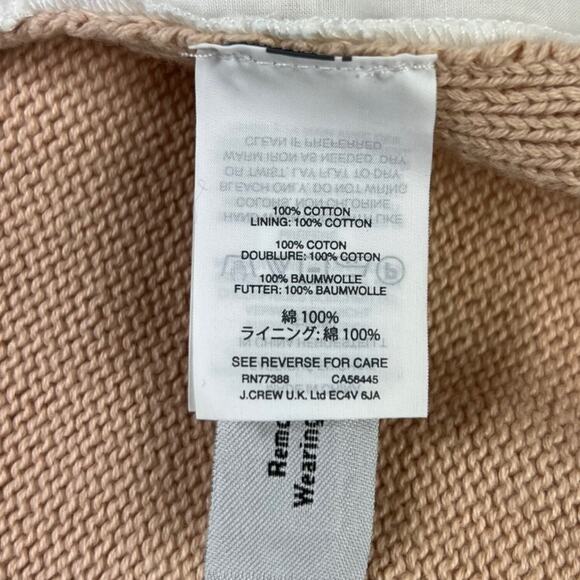 J.Crew Colorblock Peplum Eyelet Sweater Size XS - Picture 6 of 7